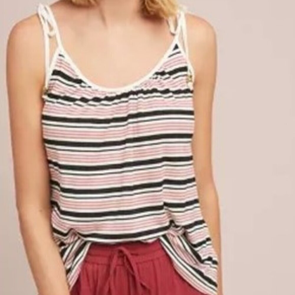 Anthro Brunel Striped Tank